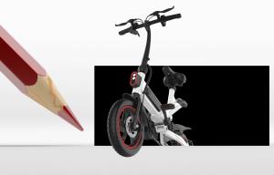 China Sports Electric Folding Road Bike Aluminum Alloy Frame Triangular Stable Stucture factory