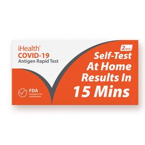 China IHealth Rapid Antigen Swab Test Nasal Specimen FDA For Public Area factory