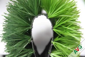 China Heavy Traffic Resistance Light Green Soccer Field Grass / Football Synthetic Turf factory