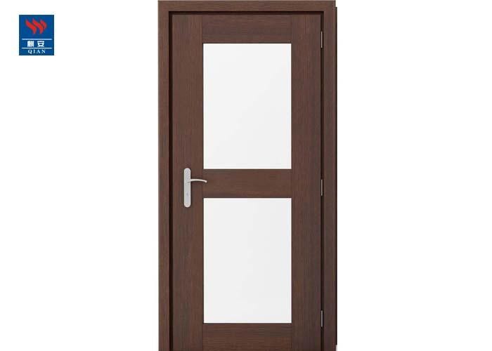 Interior Solid Oak Wood Fire Rated Wood Doors With Glass