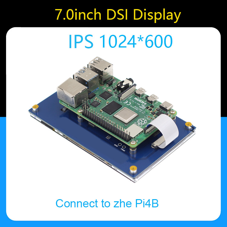 7.0 Inch Capacitive Touch Raspberry Pi Module 102*600 MIPI DSI LCD Module