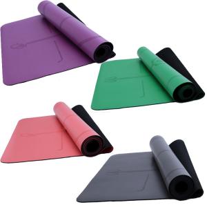 China Natural Rubber Yoga Mat/Exercise Mats, Non toxic Rubber Gym Excercise Fitness Mat factory