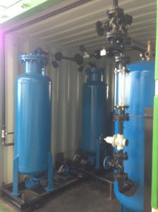 China 500 Nm3/h Membrane separation nitrogen generator for oil and gas conduit purge factory