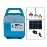 Garden 8000mah 9W*3PCS Solar Light Kits With FM Radio