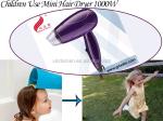 Foldable Electric Fast Drying Blow Dryer For Bedroom Travel OEM ODM