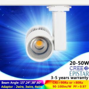 China 10 degree beam angle 50W cree led fixtures led tracklight cool white light competitive led products with ce rohs factory