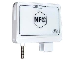 China Mini Portable RFID Card Reader NFC Contactless White Color Lightweight factory
