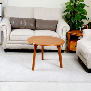 Retro Round Solid Wood Coffee Tables