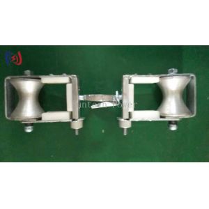 2KN Double Sheaves OPGW Stringing Tools Cable Stringing Fiber Optic Block