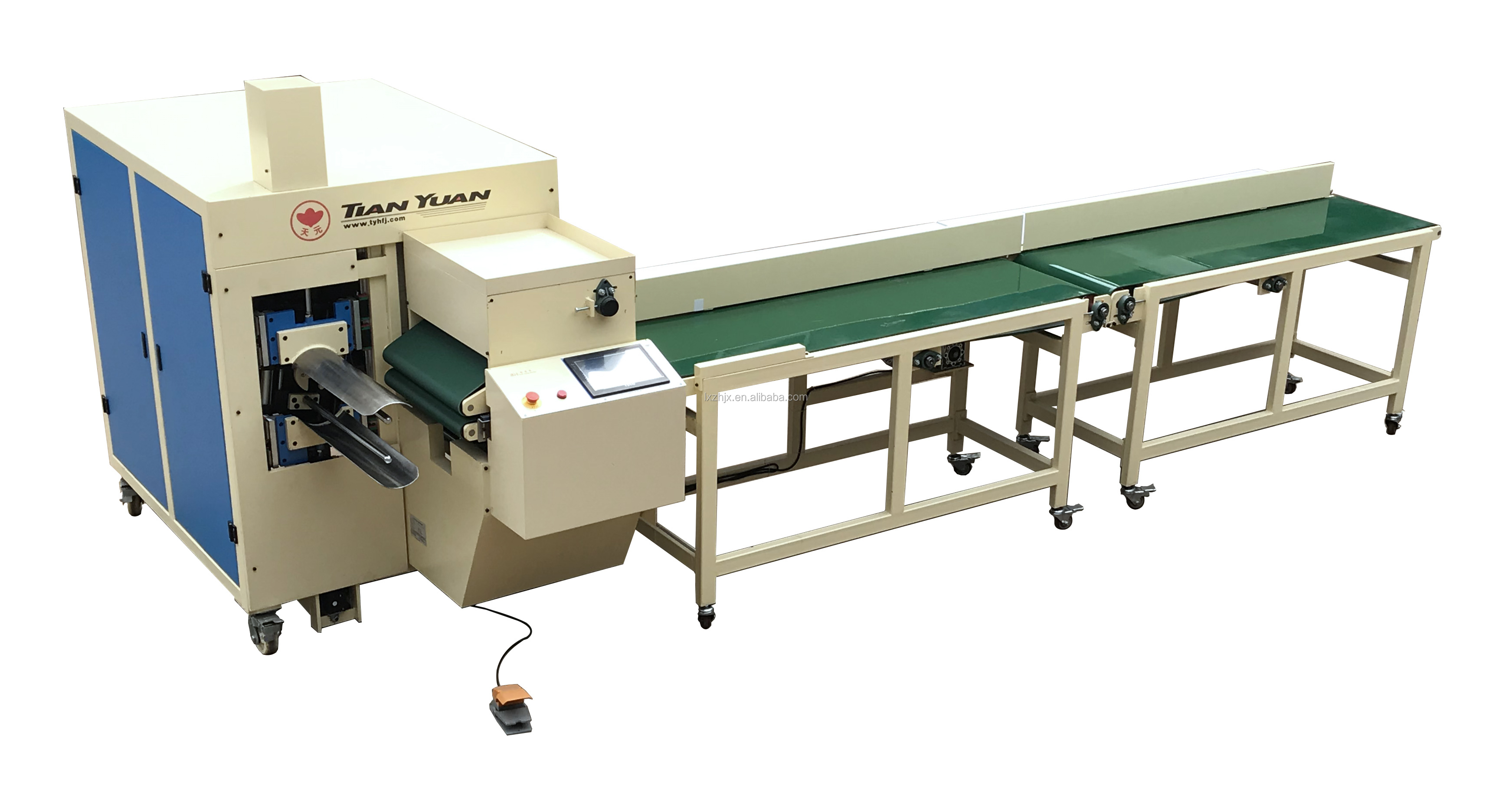 JBJ-9 Pillow rolling machine, cushion coiling packing machine, auto package machine for latex pillow, body pillow