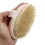 Spa Body Brush Soft Natural Bristle Shower Brushes Wooden Bath Shower Bristle