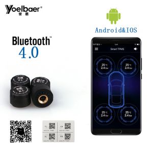 China Multi Language Tire Pressure Temperature Monitoring System Bluetooth 4 Sensors on sale China Multi Language Tire Pressure Temperature Monitoring System Bluetooth 4 Sensors on sale