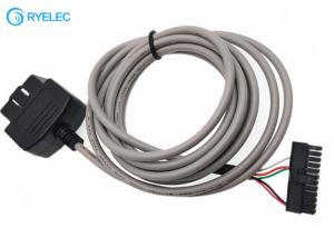 China ODB2 Male To Molex Microfit 3.0 43025-2400 With PVC Auto Car Diagnostic Extension Cable factory