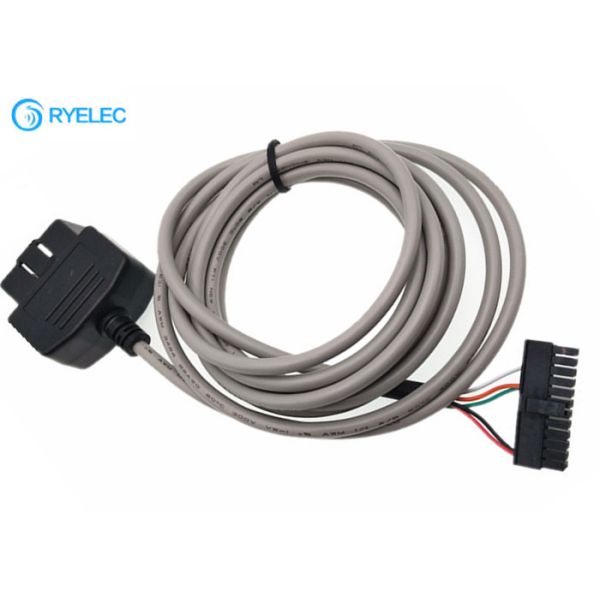 China ODB2 Male To Molex Microfit 3.0 43025-2400 With PVC Auto Car Diagnostic Extension Cable factory