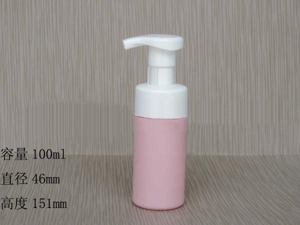 100ML 150ML Round PET/HDPE cream airless bottle with airless pump, Foam pump,