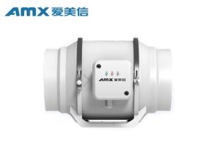 China 100mm - 315mm Mixed Flow Industrial Inline Duct Fans 100% Copper Wire Motor factory