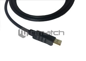 China 3ft / 0.9m 4K 1080P Displayport 1.2 Cable Male To Male For HDTV Projector Display Monitor factory