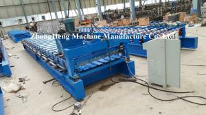 China 1000 Model Trapezoidal Shape Roofing Sheet Roll Forming Machine For 0.9mm Thickness Metal factory