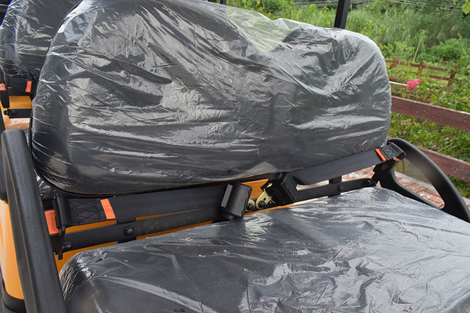 Lifted 4+2 Seater Electric Golf Buggies With Flip Down Back Seat 6