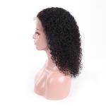 Smooth Raw Human Hair Lace Front Wigs With Baby Hair Customized Length