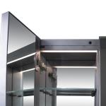 OEM Aluminum Intelligent Defogging Led Mirror Cabinet Mirrors For Bathroom