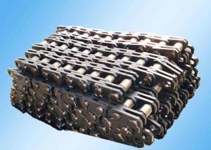 China Steel Leaf Industrial Conveyor Chain Slat Type High Strength Bright Surface factory