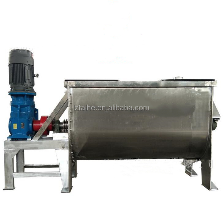 1 Industrial Clay Powder Mixer Detergent Powder Horizontal Ribbon Blender Dry Powder Mixing Machine