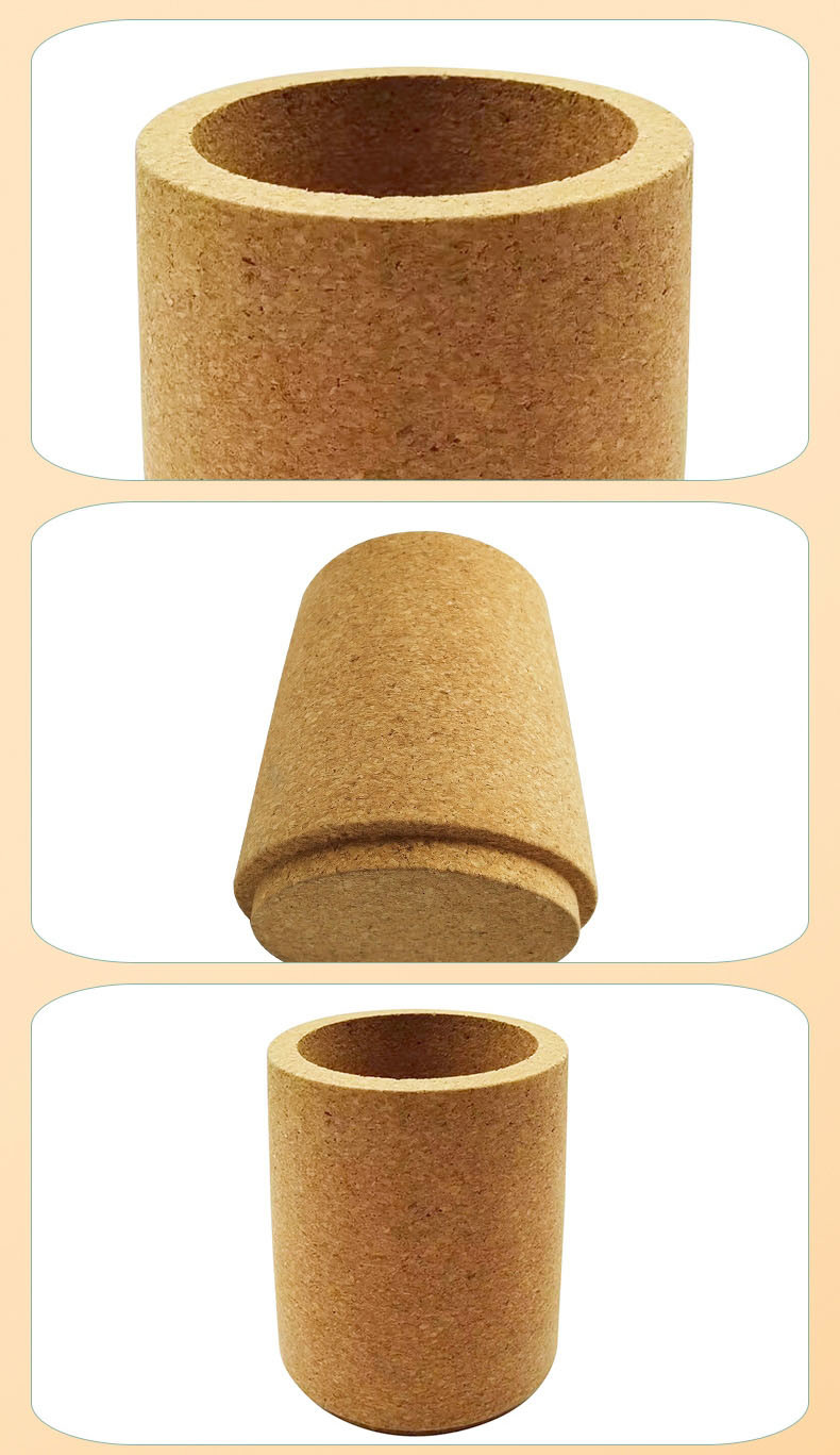 Custom Cork Natural and Reusable Flower Pots for Your Sustainable Space