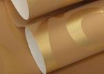 Removable European Style Wallpaper with Luxurious Golden Leaf Pattern