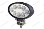 24w PMMA Len Off Road LED Lights , Oval LED Work Lights For Trucks / ATV