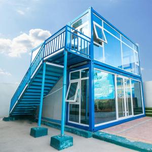 China Zontop Modern Luxury Quick Concrete Construction Fast Build Steel Structure House Plan Prefab House Container House factory