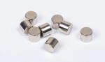 Customized Neodymium Cylinder Magnets Ni-Cu-Ni Coating ISO14001 Approved