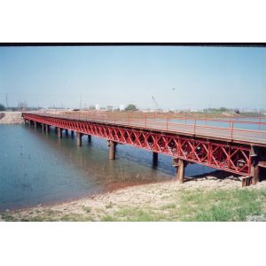 Fabricated Permanent Modular Steel Bridge Single Double Lane