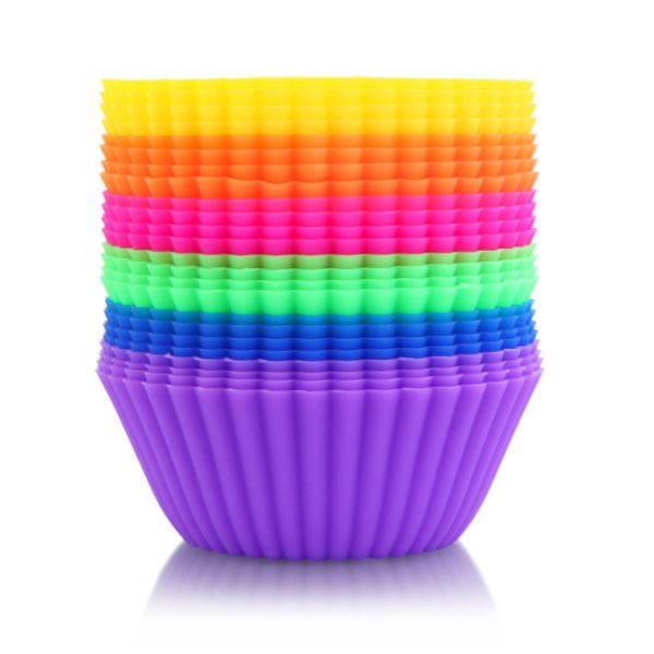 China Non Stick Cake Molds Silicone Cupcake Liners Reusable factory