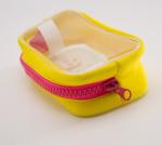 Candy Color PVC Pencil Bag Pouch Cases / Bags With Logo Printing OEM