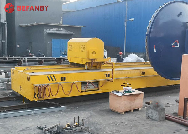 Annealing Furnace Using 30 Ton Platform cart Railway