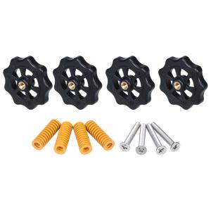 China Yellow 8mm*4mm*25mm 3D Printer Springs Ender3 Hand Nut Screw M4 Leveling Kit factory