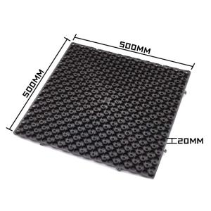 China Interlocking HDPE Green Black Drainage Board for Water Management and Easy Installation factory