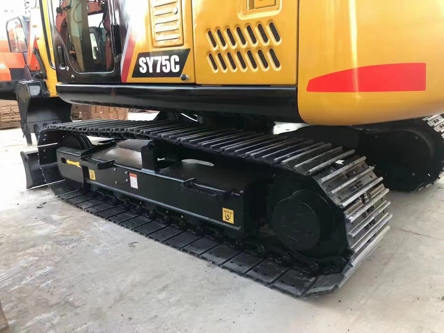 Used SANY Digger SY75 Secondhand 7.5ton Small Type Mini Crawler Excavator