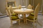 Alibaba Retro french italian leather dining chair