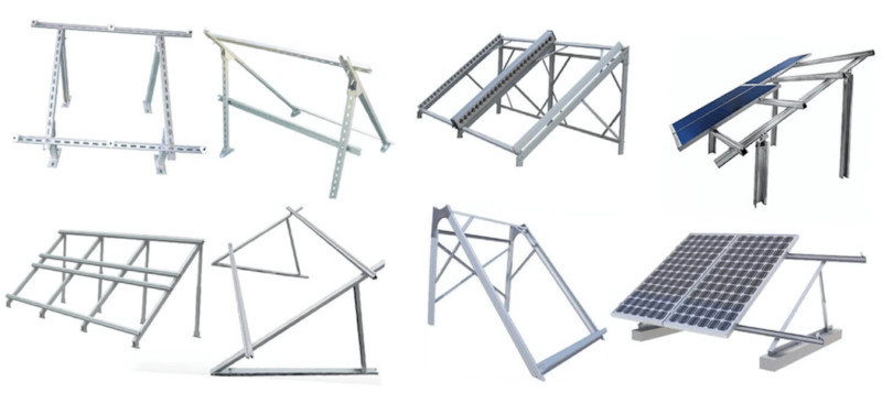 Bracket Mounting Solar Panel Support Structure Q235 GB/T 700 Horizontal