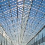 High Light Transmission Venlo Glass Greenhouse Easy Installation