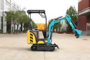 China 1.7ton Mini Hydraulic Excavator Retractable Mini Digging Machine Micro Digger factory