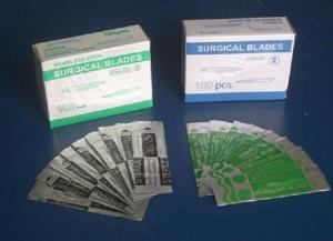 China Disposable sterile surgical blades all sizes factory
