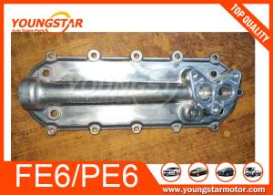China Aluminium Oil Cooler Cover FE6 PE6 Engine Oil Cooler Housing factory