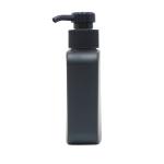 180ml Square HDPE Men's Lotion Facial Cleanser Pump Bottle