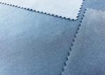 200GSM 85% Polyester Knitting Stretchy Fabric For Swimwear Blue Haze Colored