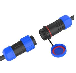 China Male / Female IP67 Waterproof Power Connector Solderless Screw Connection factory