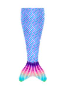China Pink Turquoise Childrens Mermaid Tails , Custom Mermaid Tails Easy Drying factory