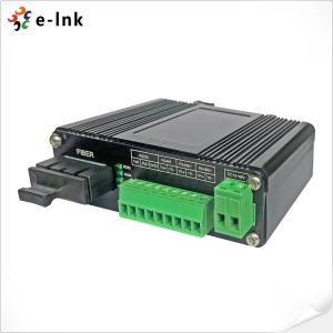 China Industrial Serial RS232 / RS485 / RS422 Fiber Optic Modem SC MM 850nm, 550m factory